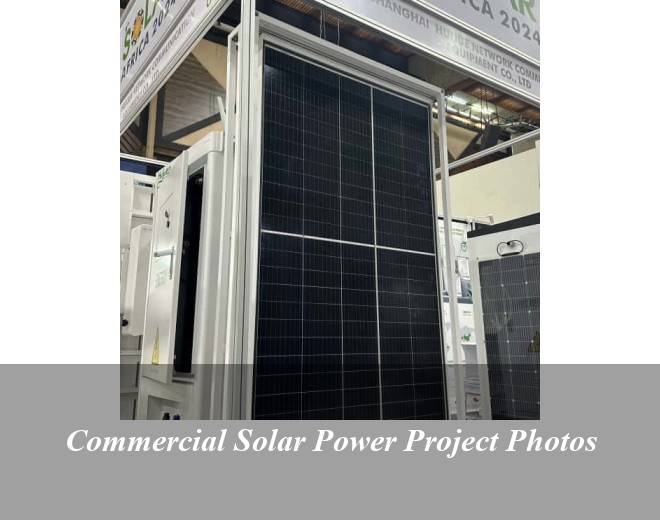 Commercial Solar Power Project Photos